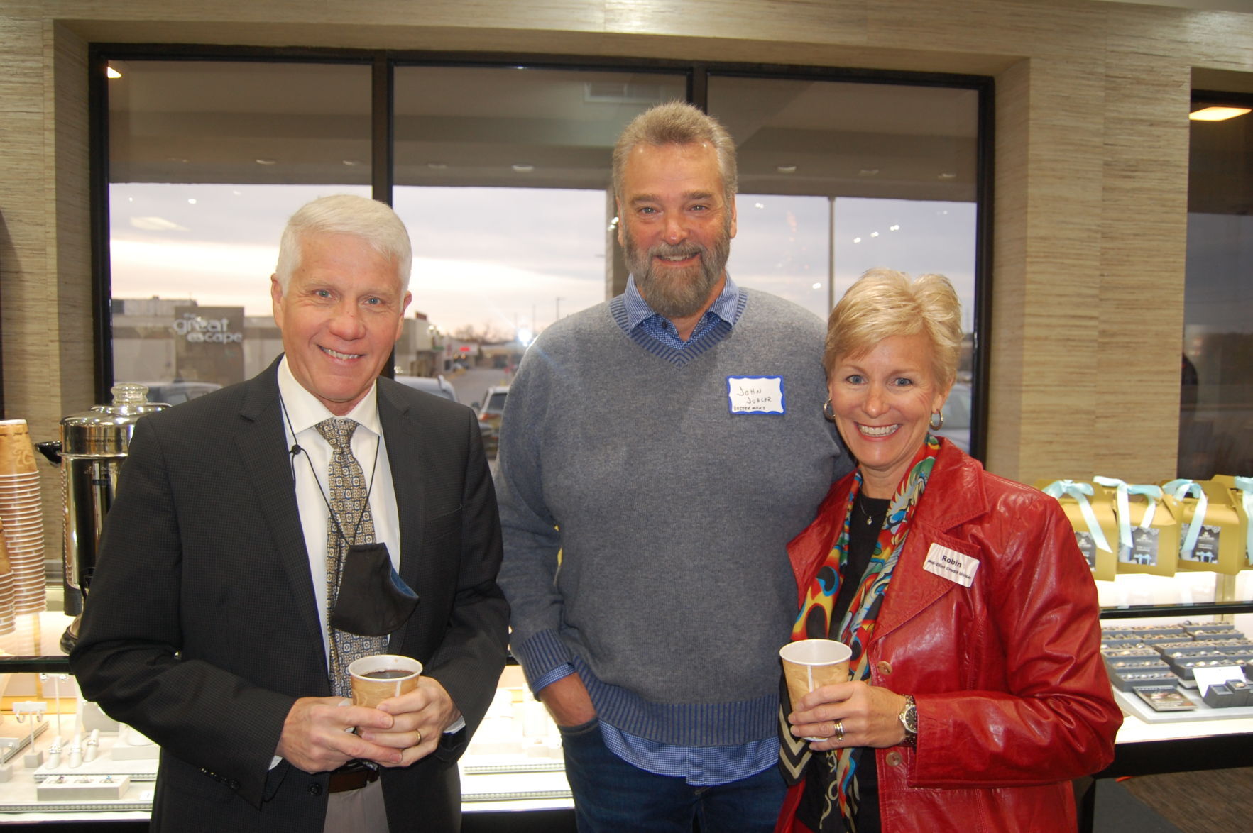 Greg Meyer, John and Robin Juhler